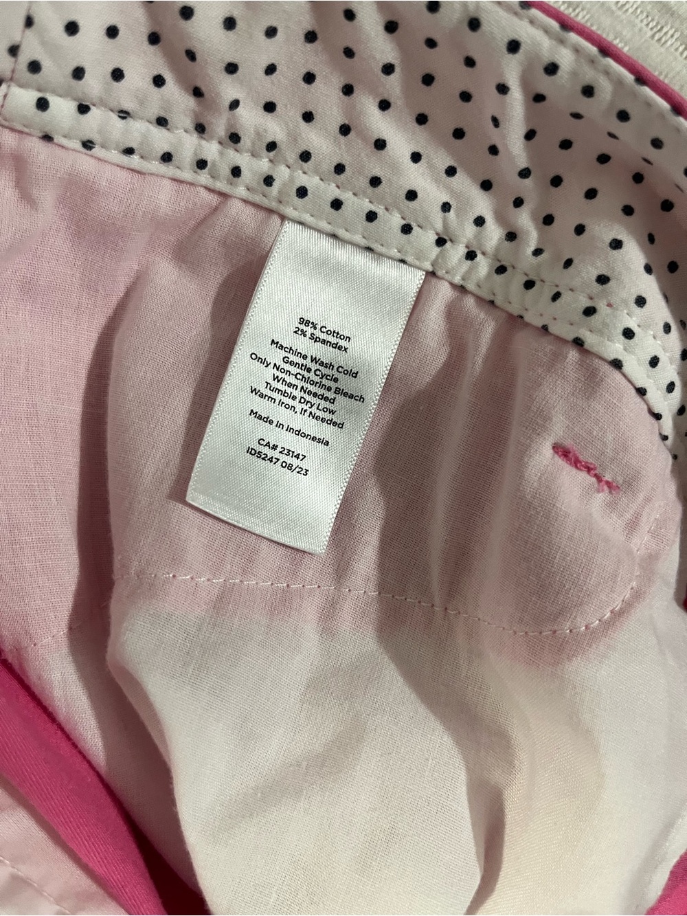 Talbots Pink Bermuda Shorts - Picture 4 of 4
